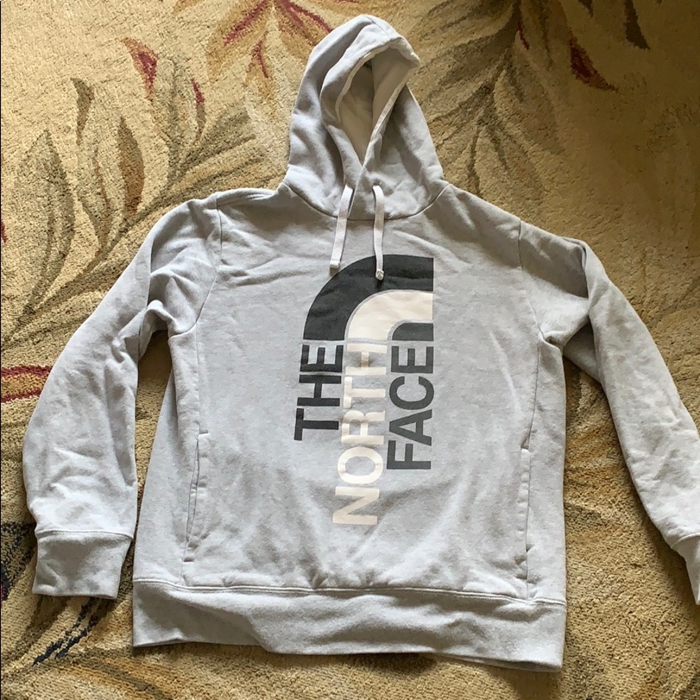 North face hoodie sweatshirt.